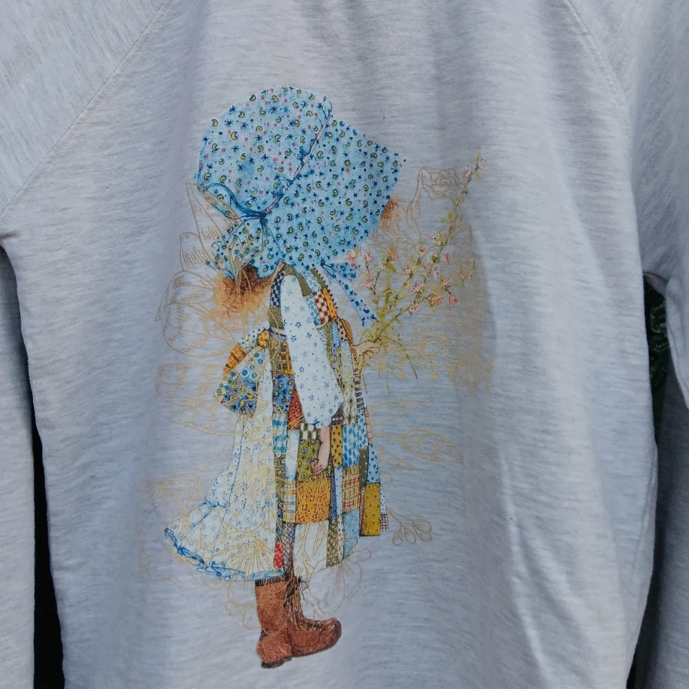 Womens Gray Holly Hobbie Sweatshirt - Picture 3 of 4